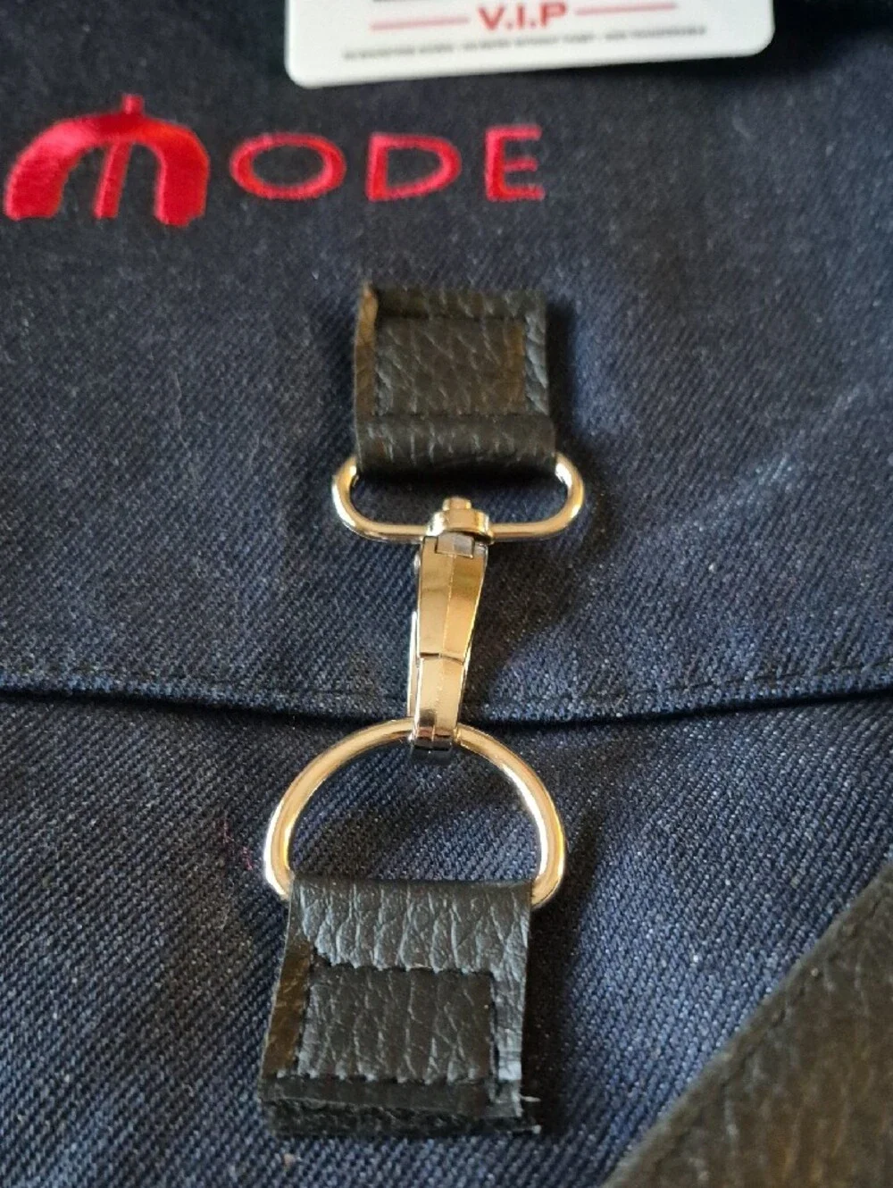 Navy & Black Canvas Laptop Messenger Bag From GLOBAL SPIRIT TOUR OF DEPECHE MODE
